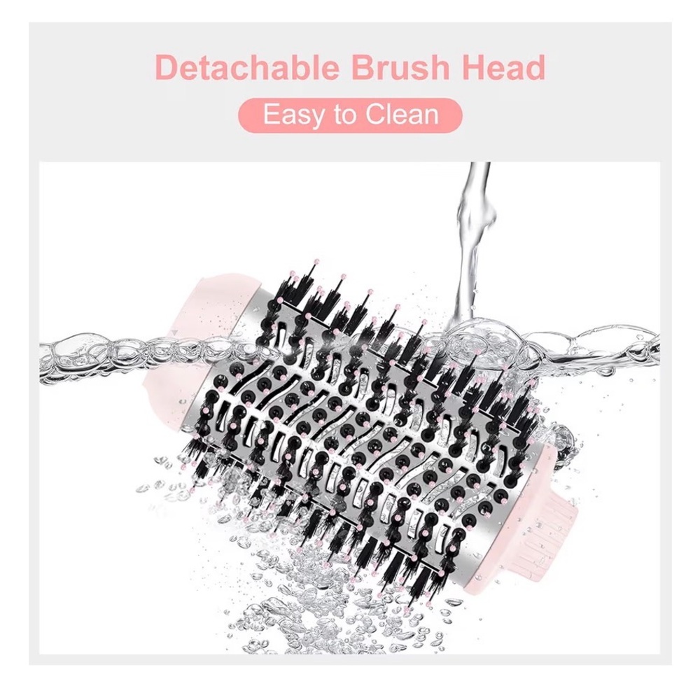 ✨ IG INGLAM 4-in-1 Blowout Hair Dryer Brush Set – Pink (New With Tags) ✨ - Picture 9 of 14